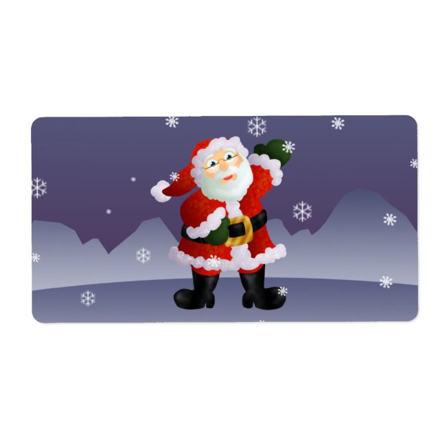 Santa Label (Front)