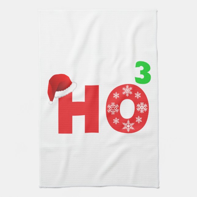santa laughs at christmas towel (Vertical)