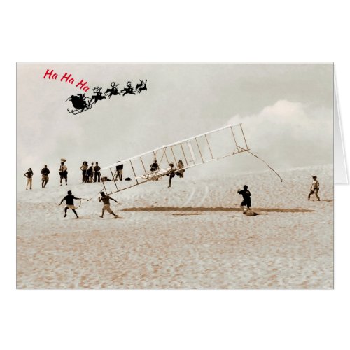 Santa Laughs At the Wright Brothers