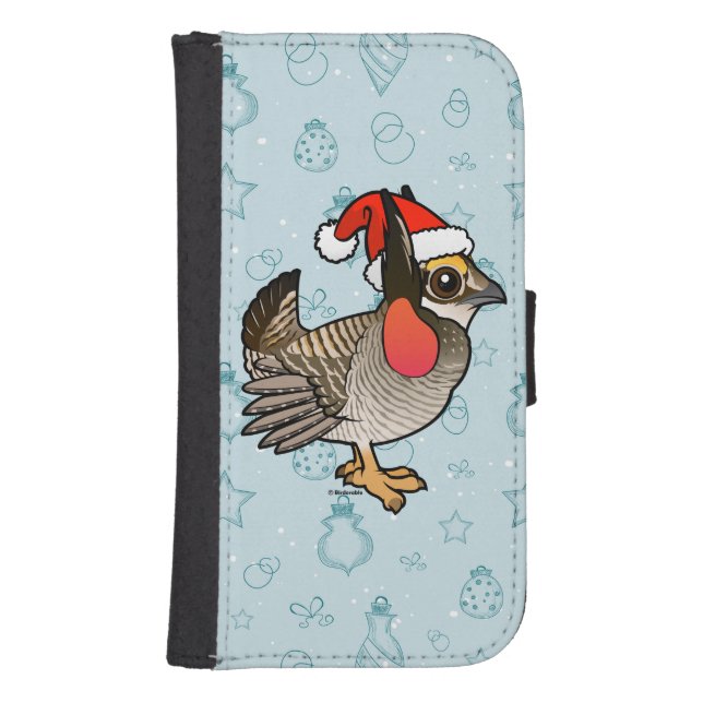 Santa Lesser Prairie-Chicken Samsung Galaxy Wallet Case (Front)