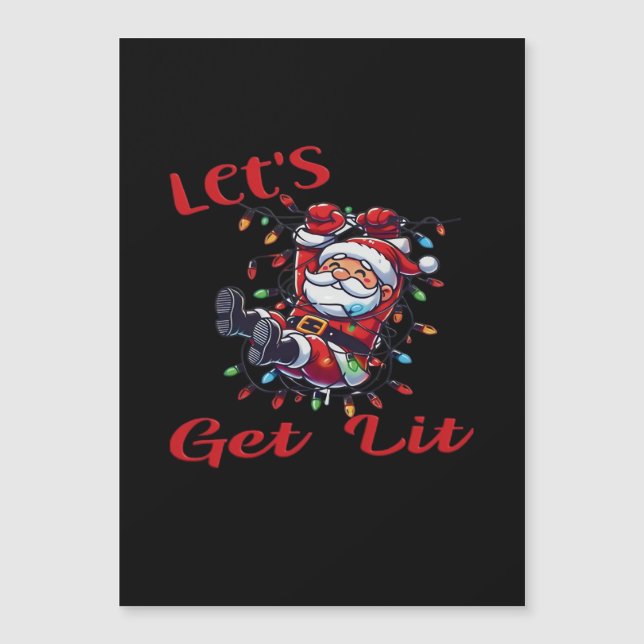 Santa - Let's Get Lit  (Front)