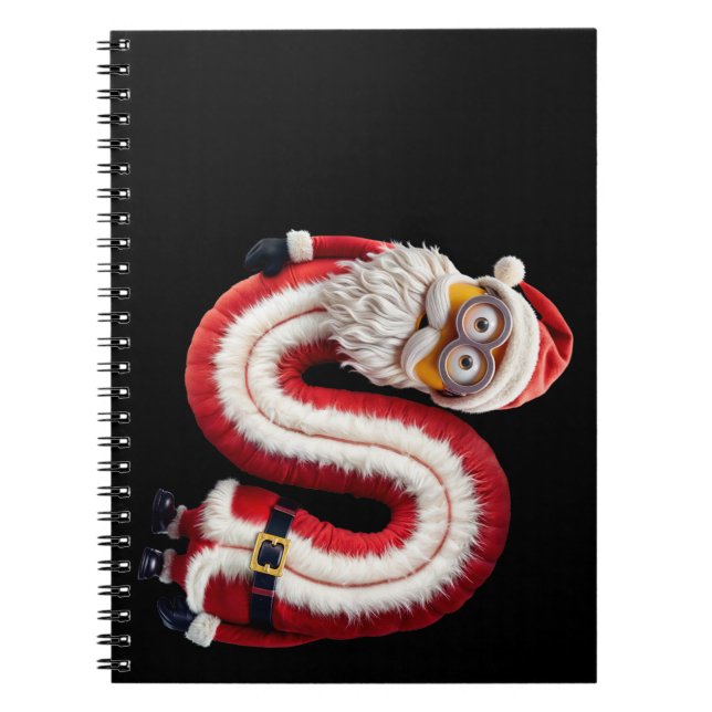 Santa letter S Notebook (Front)