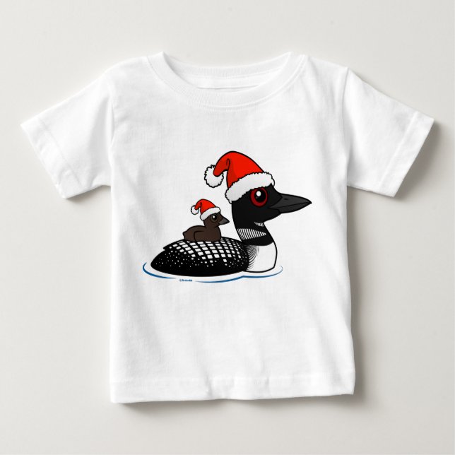 Santa Loon Baby T-Shirt (Front)