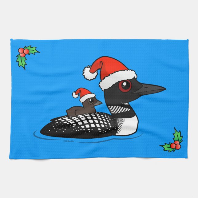 Santa Loon Kitchen Towel (Horizontal)