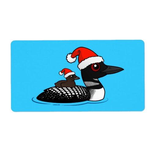 Santa Loon Label