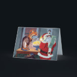 Santa Lost in NYC Interfaith Holiday Card<br><div class="desc">Santa Claus is coming to town… and is now a little lost. He seems to have gotten the wrong household. Christmas meets Hanukkah in a New York City apartment (Mmmmm… latkes for the reindeer).</div>