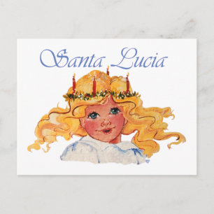 Santa Lucia Holiday Postcard