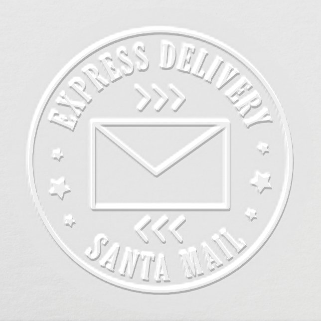 Santa Mail Simple Christmas Holidays Embosser (Design)