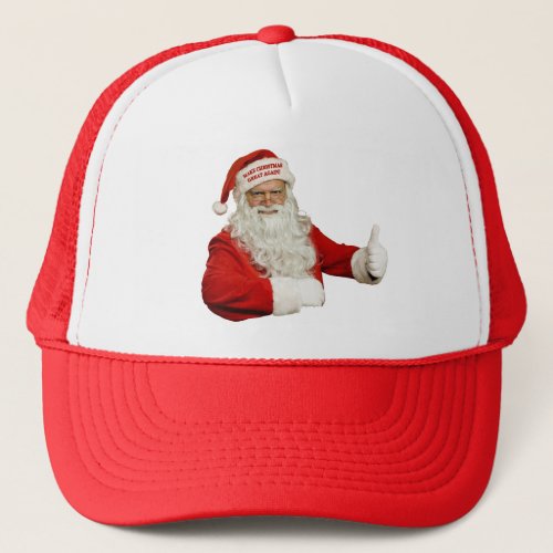 Santa Make Christmas Great Again Hats