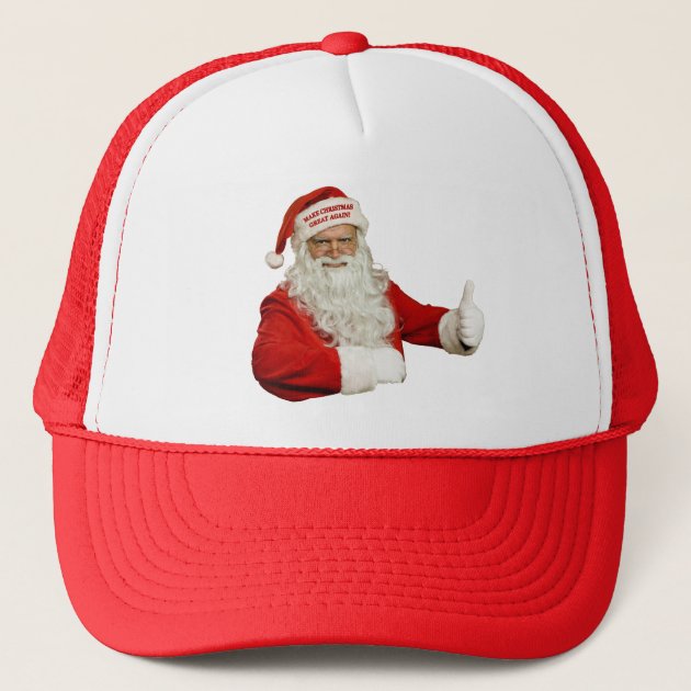 santa running hat