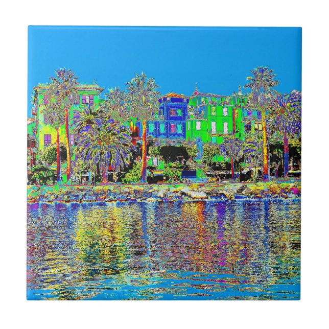 Santa Margherita Ligure - Italy Ceramic Tile (Front)