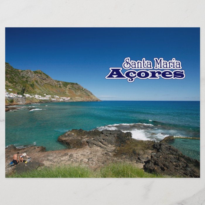 Santa Maria   Azores Flyer Design