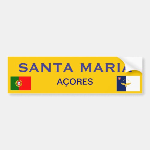 Santa Maria Bumper Sticker