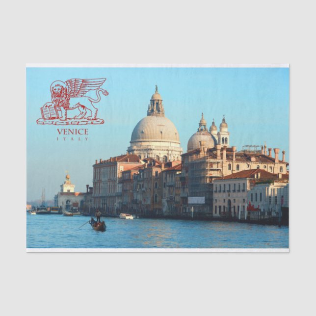 Santa Maria della Salute Basilica Tissue Paper (Front)