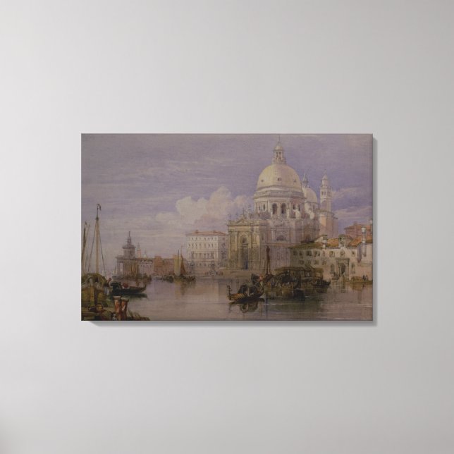 Santa Maria della Salute Canvas Print (Front)