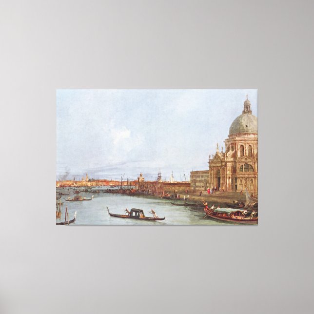 Santa Maria della Salute in Venedig  Canvas Print (Front)