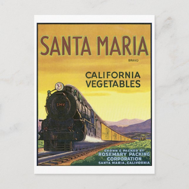 Santa Maria Postcard (Front)