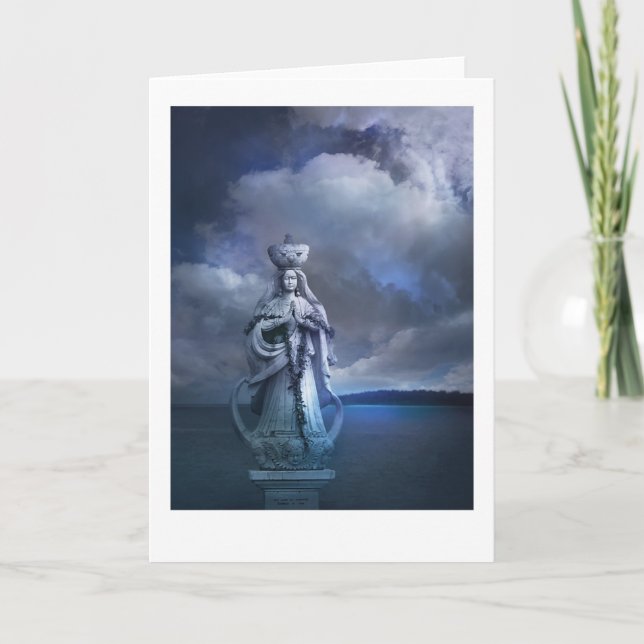 Santa Marian Kamalen Statue Card (Front)