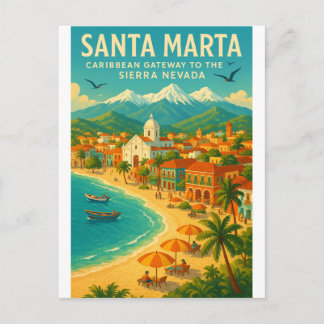 SANTA MARTA — CARIBBEAN GATEWAY TO THE NEVADA POSTCARD