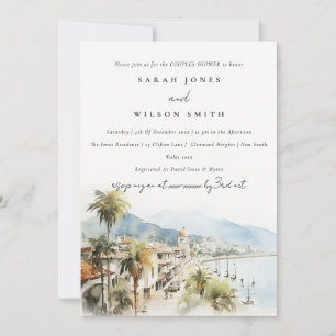 Santa Marta Colombia Landscape Couples Shower Invitation