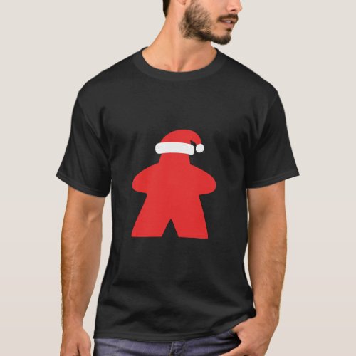 Santa Meeple  Red Meeple  Christmas T_Shirt