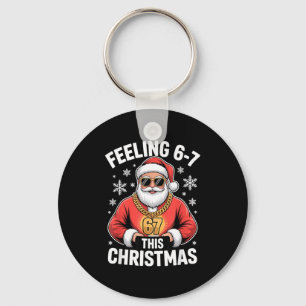Santa Meme For Kids Feeling 67 At Holiday Family E Keychain