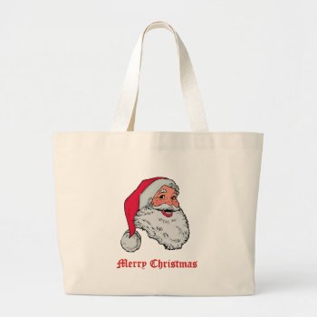 Santa Merry Christmas Bag by nitsupak at Zazzle