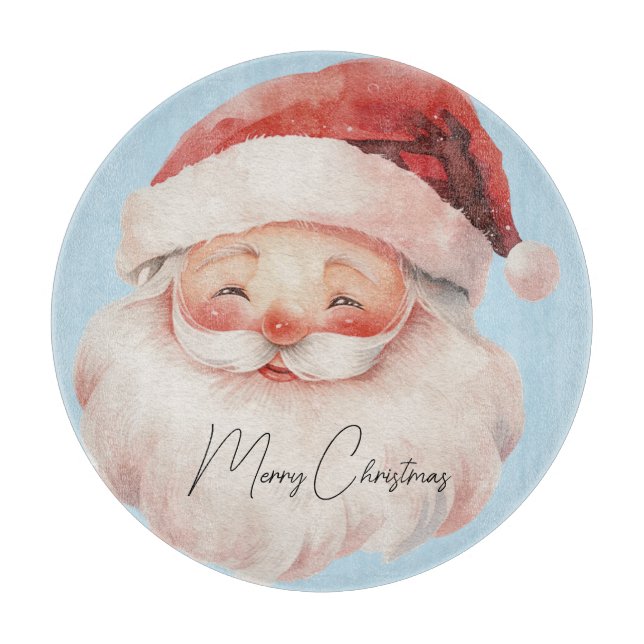 Santa Merry Christmas  Cutting Board (Front)