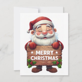 Santa “Merry Christmas” – Festive Holiday Cards