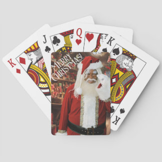 Santa Merry Christmas Poker Cards
