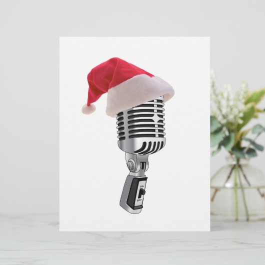 santa microphone (Standing Front)