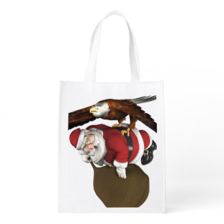 Santa Might Come A Bit Later Reusable Grocery Bag
