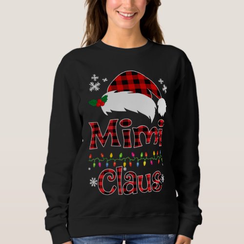Santa Mimi Claus Christmas Matching Family Sweatshirt