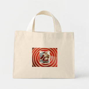 Santa mini tote bag