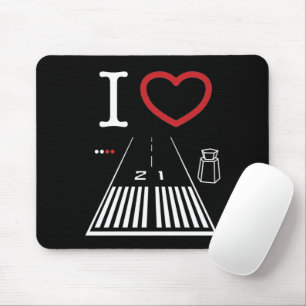 Santa Monica Airport Runway 21 Mouse pad