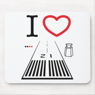 Santa Monica Airport Runway 21 - Mouse pad