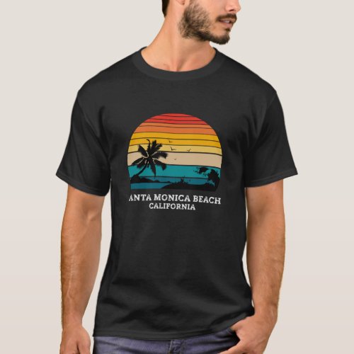 SANTA MONICA BEACH CALIFORNIA T_Shirt