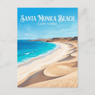 Santa Monica Beach Cape Verde Postcard