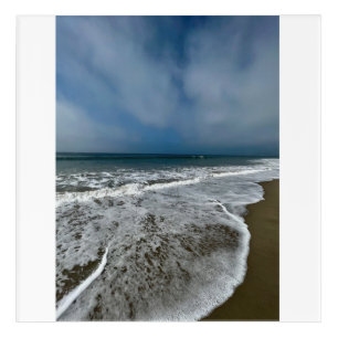 Santa Monica Beach in the fall. Acrylic Print