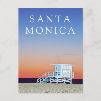 Santa Monica Beach | Los Angeles  California Postcard by tothebeach at Zazzle