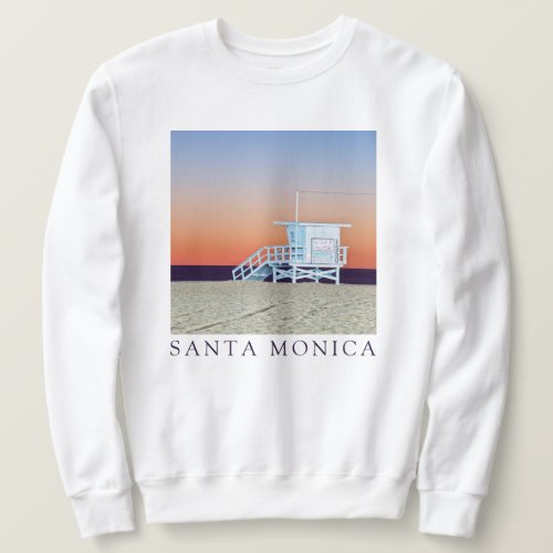 Santa Monica Beach  Los Angeles California Sweatshirt