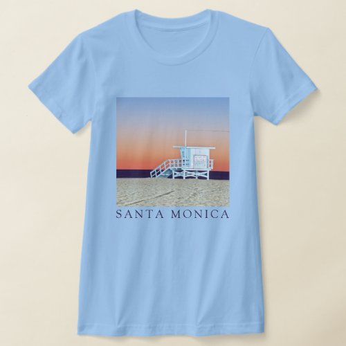 Santa Monica Beach  Los Angeles California T_Shirt