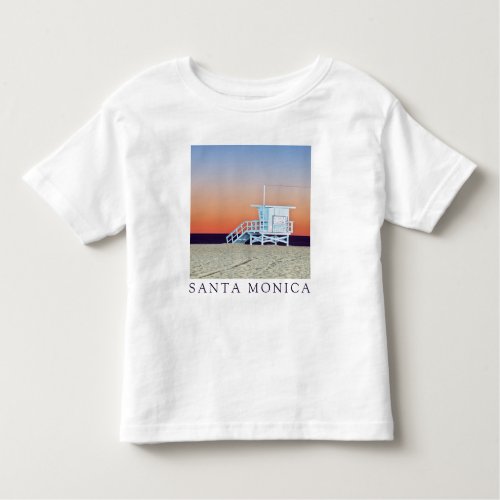 Santa Monica Beach  Los Angeles California Toddler T_shirt