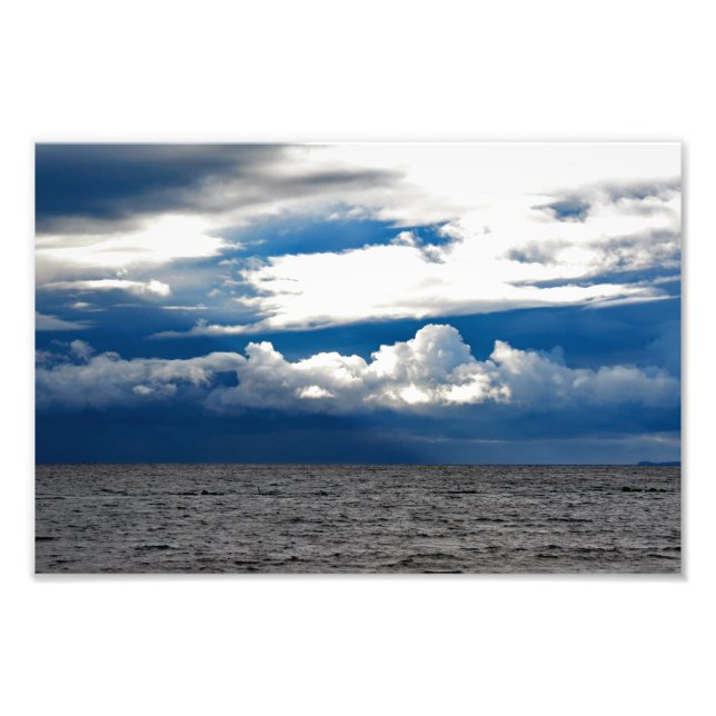 Santa Monica Beach Photo Print (Front)