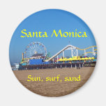 Santa Monica Beach Pier Magnet