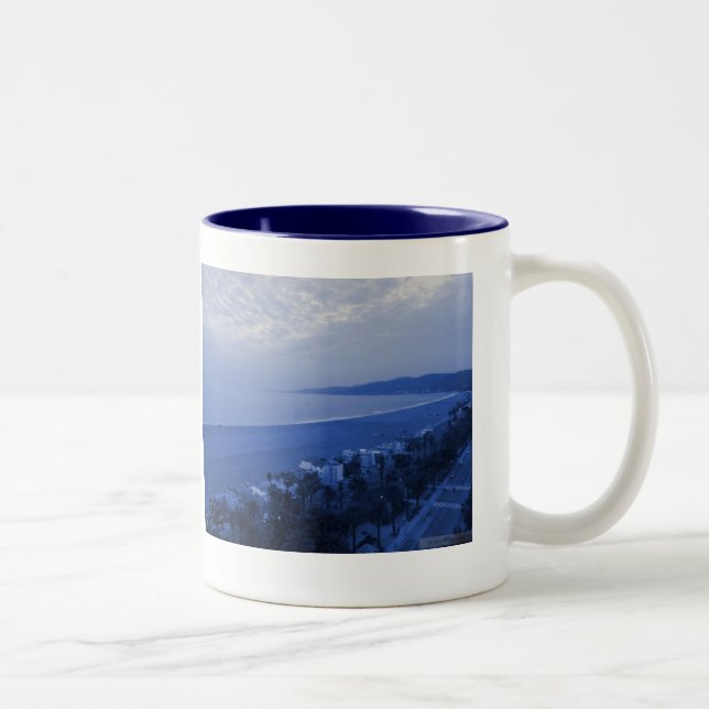 SANTA MONICA BLUE MUG (Right)