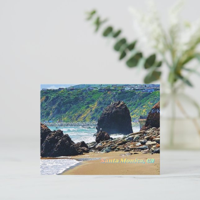 Santa Monica, CA Postcard (Standing Front)