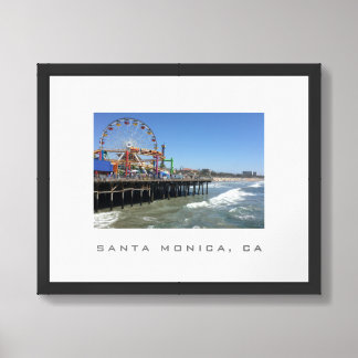 Santa Monica CA Travel Poster