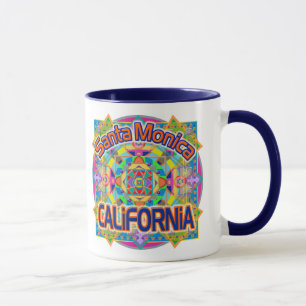 Santa Monica CALIFORNIA Happy Mug Cup