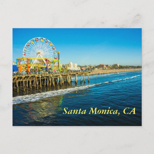 Santa Monica California Postcard